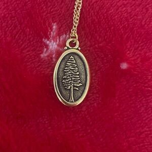 Handmade Gold Pendant Necklace “Not all who wander are lost”